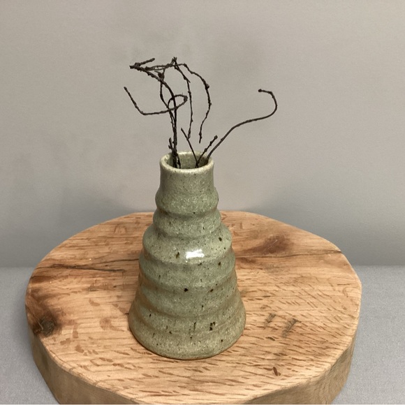 Handmade - Ceramic Crafted Vase / Decor Piece - Home or Office - Unique - Picture 1 of 12